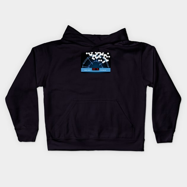 Tracker's off scale Kids Hoodie by CCDesign